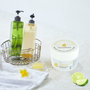 Moisturising Probiotic Body Cream with Lime for All Skin Types, 200ml